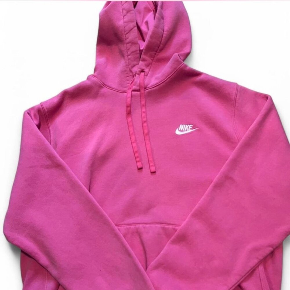 PINK NIKE HOODIE